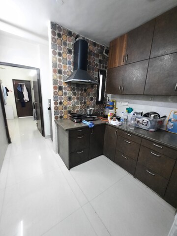 Kitchen in 1.5 BHK Builder Floor at Malviya Nagar – for Rent
