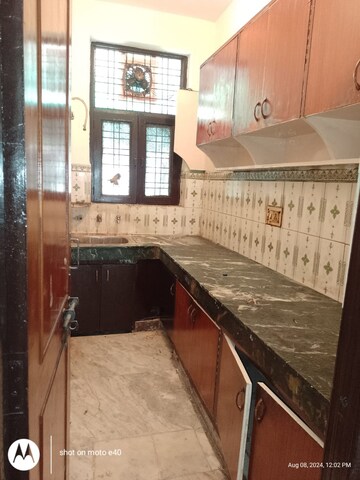 Kitchen in 2 BHK Builder Floor at Green Fields Colony – for Rent