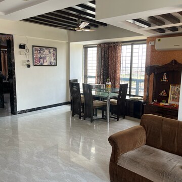 Living Room in 2 BHK Apartment at Gurumahima Heights CHS, Sanpada Sector 1 – for Sale