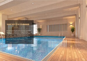 Swimming Pool in 2.5 BHK Apartment at Esteem Kings Court, Jp Nagar – for Sale