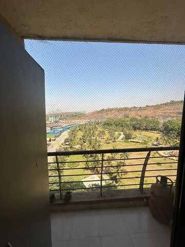 Balcony in 3 BHK Apartment at K Raheja Heights, Malad East – for Rent