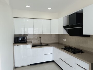 Kitchen in 3 BHK Apartment at Jaypee Wish Town Klassic, Sector 134 – for Rent