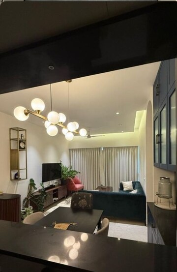 Living Room in 2 BHK Apartment at L&T Crescent Bay T2, Parel – for Rent