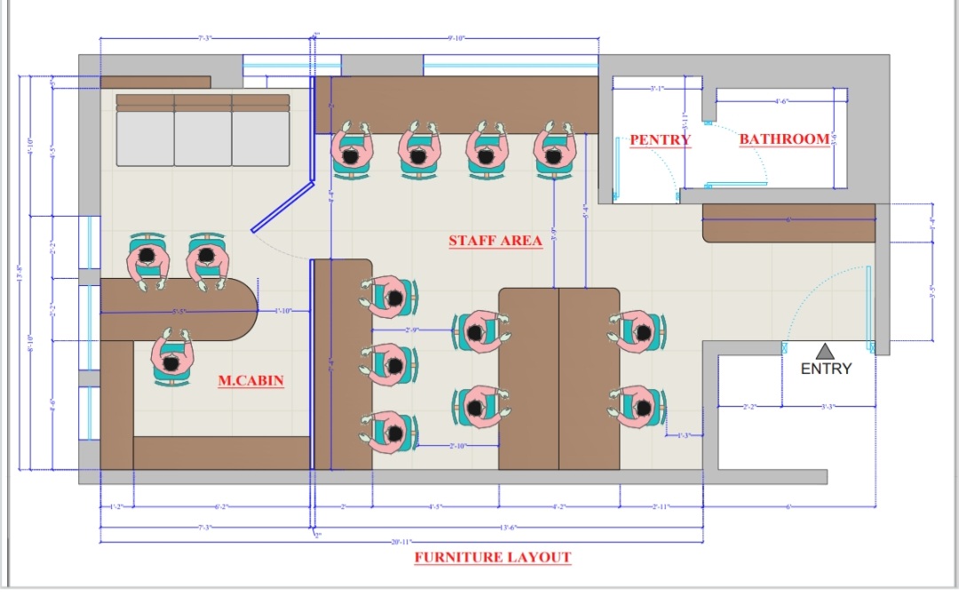 Office Space For Rent in Abhushan Complex 