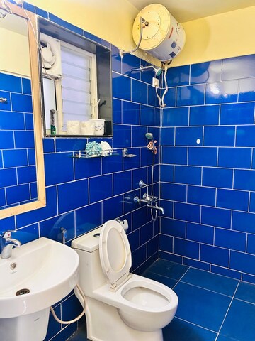 Bathroom in 1 BHK Apartment at Clover Dale, Koregaon Park – for Rent