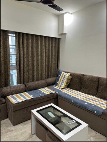 Living Room in 2 BHK Apartment at L&T Emerald Isle, Powai – for Rent