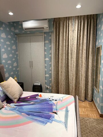 Bedroom in 3 BHK Apartment at Saya Gold Avenue, Vaibhav Khand – for Rent