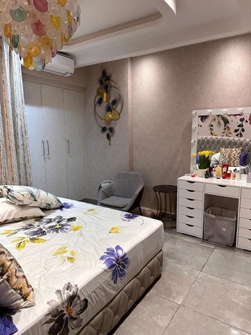 Bedroom in 3 BHK Apartment at Saya Gold Avenue, Vaibhav Khand – for Rent