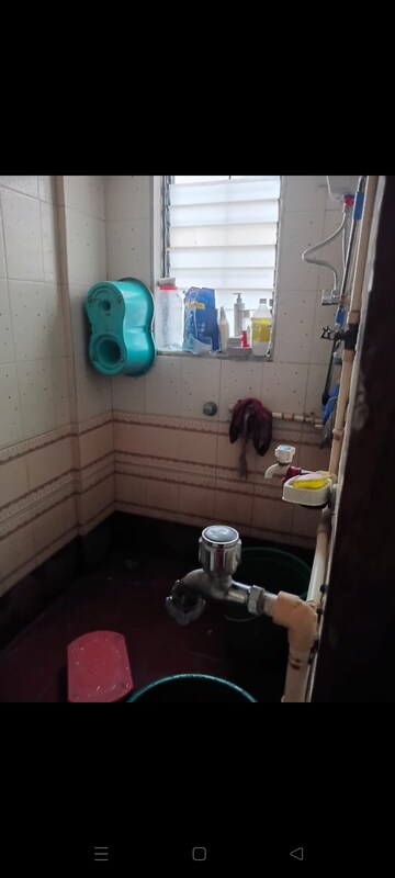 Bathroom in 1 BHK Builder Floor at Agarwal Green Ways, Mira Road – for Rent
