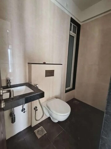 Bathroom in 2 BHK Apartment at Sheth Zuri, Laxmi Nagar – for Rent