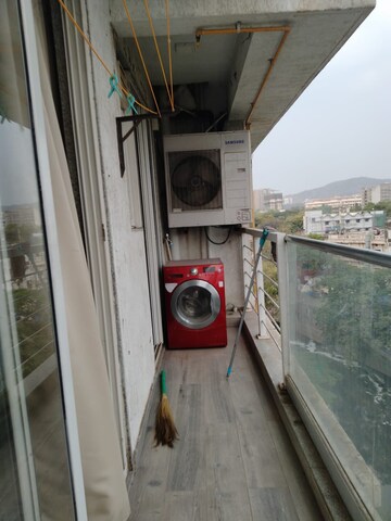 Balcony in 2 BHK Apartment at Dudhawala Proxima Residences, Andheri East – for Rent