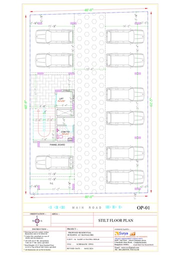 Floor Plan in 3 BHK Apartment at Mallathahalli – for Sale