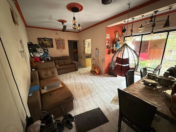 Living Room in 3 BHK Apartment at Tilak Nagar – for Rent