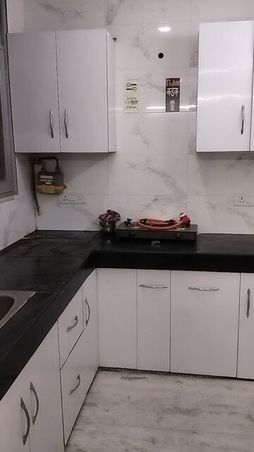 Kitchen in 2 BHK Builder Floor at Malviya Nagar – for Rent