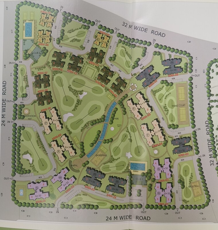 Master Plan, jaypee-greens-krescent-homes 2 Bedroom 1115 Sq.Ft. Apartment In Sector 129 Noida 8753116