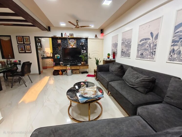 Living Room, laxmi-narayan-residency 2 Bedroom 1050 Sq.Ft. Apartment In Vartak Nagar Thane 8753128