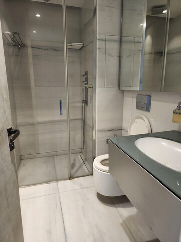 Bathroom in 4 BHK Apartment at Lodha World Crest, Worli – for Sale
