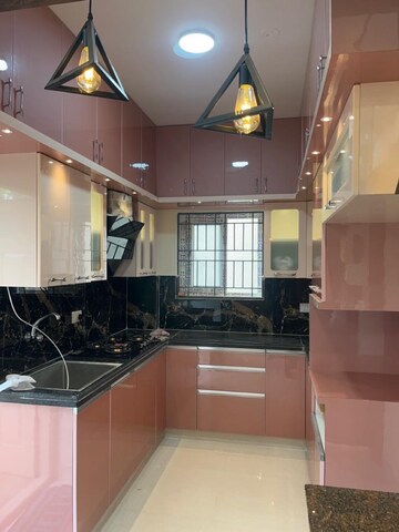 Kitchen in 3 BHK Apartment at SNR Magnolia Park, Sarjapur Road – for Rent
