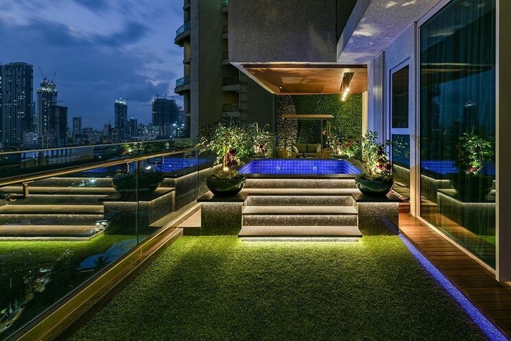 Garden, avighna-one-avighna-park 4 Bedroom 3000 Sq.Ft. Apartment In Lower Parel Mumbai 8753177