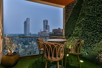 Balcony in 4 BHK Apartment at Avighna One Avighna Park, Lower Parel – for Sale