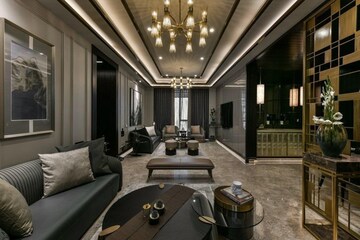 Gym in 4 BHK Apartment at Avighna One Avighna Park, Lower Parel – for Sale