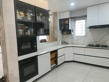 Kitchen in 3 BHK Apartment at Aparna Serene Park, Kondapur – for Rent