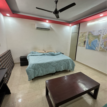 Bedroom in 1 BHK Builder Floor at Patel Nagar – for Rent