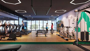 Gym in 3 BHK Apartment at DTC Capital City, Rajarhat – for Sale