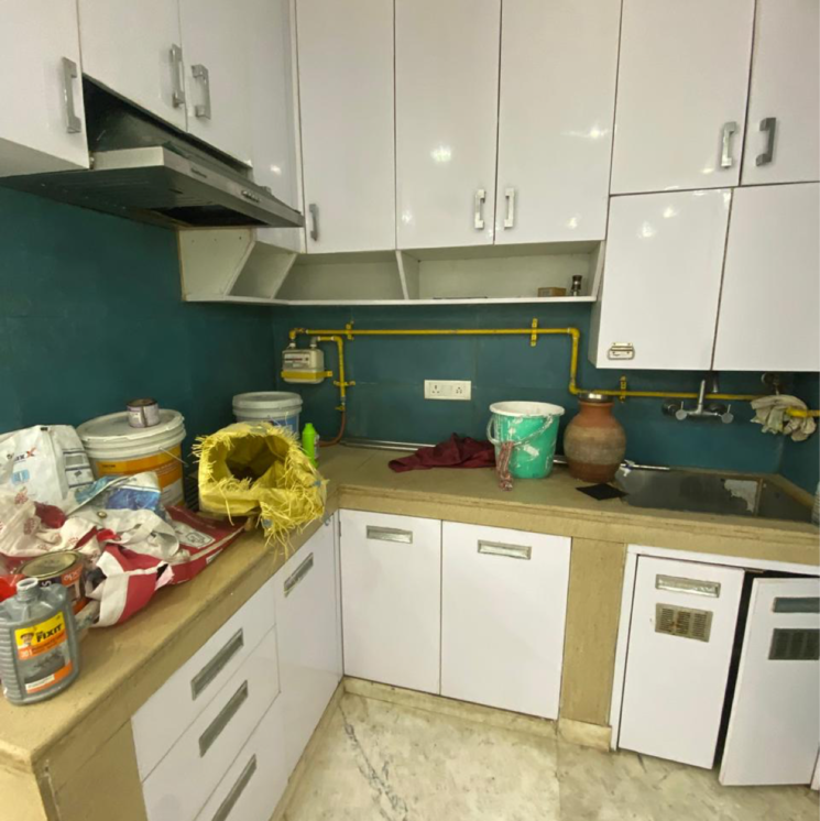 Kitchen, malviya nagar 1 Bedroom 700 Sq.Ft. Builder Floor In Malviya Nagar Delhi 8753516