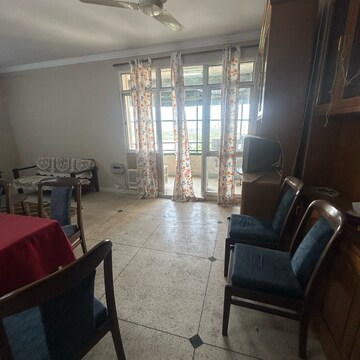 Living Room in 3 BHK Apartment at Unitech Palms, South City 1 – for Rent