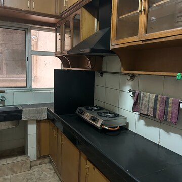 Kitchen in 3 BHK Apartment at Unitech Palms, South City 1 – for Rent