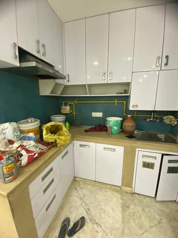 Kitchen in 1 BHK Builder Floor at Malviya Nagar – for Rent