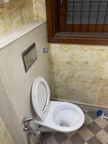 Bathroom in 2 BHK Builder Floor at Malviya Nagar – for Rent
