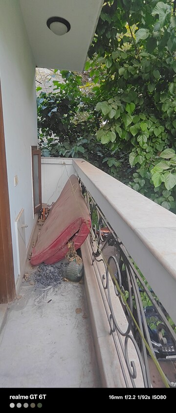 Balcony in 2 BHK Builder Floor at Malviya Nagar – for Rent