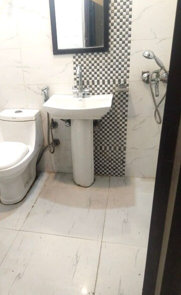Bathroom in 3 BHK Builder Floor at Saket – for Rent