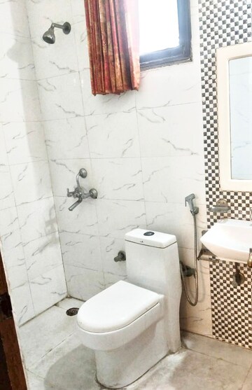 Bathroom in 3 BHK Builder Floor at Saket – for Rent