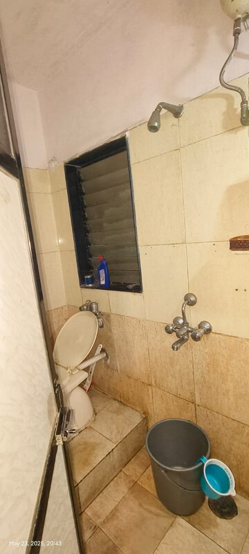 Bathroom in 2 BHK Apartment at Shiv Om CHS, Chandivali – for Rent