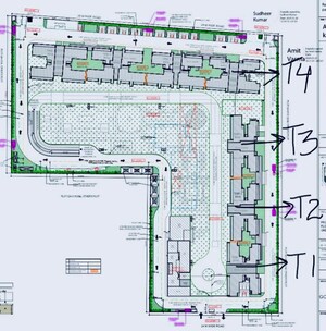 Master Plan in 3 BHK Apartment at Godrej Majesty, Sector 12 – for Sale