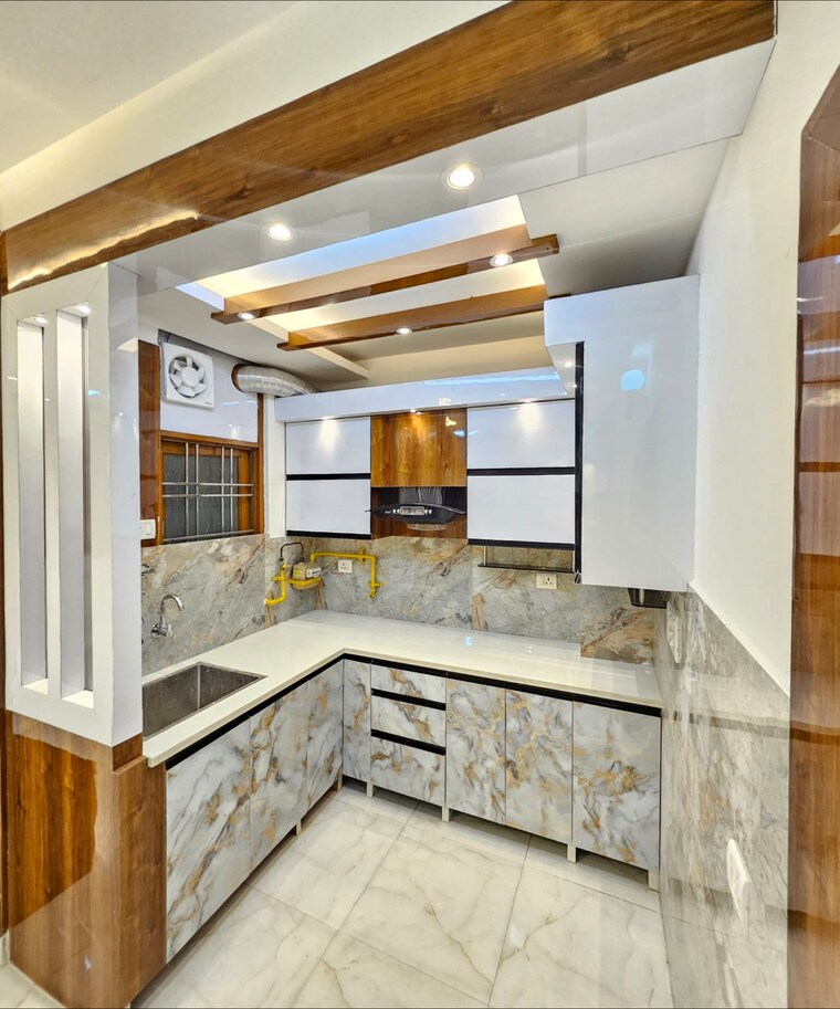 Kitchen, niti khand ii 3 Bedroom 1580 Sq.Ft. Builder Floor In Niti Khand ii Ghaziabad 8753818