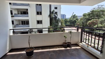 Balcony in 3 BHK Apartment at Jayabheri Orange County, Gachibowli – for Rent