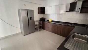 Kitchen in 4 BHK Apartment at Jayabheri Orange County, Gachibowli – for Rent