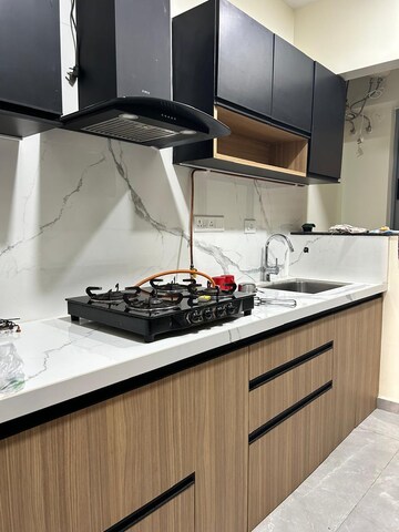 Kitchen in 3 BHK Apartment at Amanora Future Towers, Hadapsar – for Rent