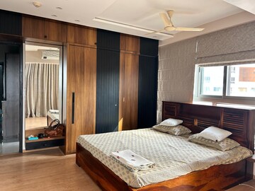 Master Bedroom in 3 BHK Apartment at Amanora Future Towers, Hadapsar – for Rent