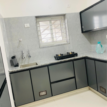 Kitchen in 3 BHK Builder Floor at Gachibowli – for Rent