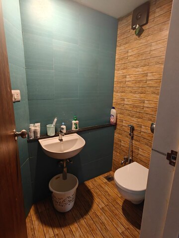 Bathroom in 2 BHK Apartment at Lodha Crown Quality Homes, Majiwada – for Rent