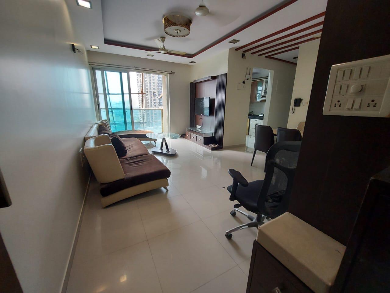 2 BHK + Pooja Room Apartment For Rent in Sheth Vasant Lawns