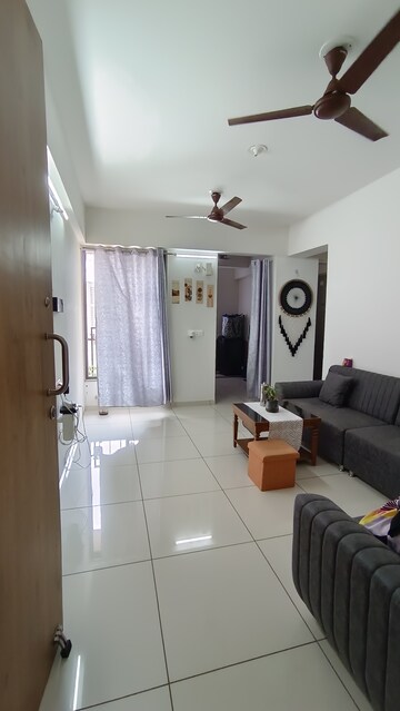 Living Room in 1 BHK Apartment at HR Evernest, South Bopal – for Rent
