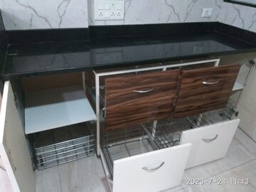 Kitchen in 3 BHK Apartment at Rambaug Colony – for Sale