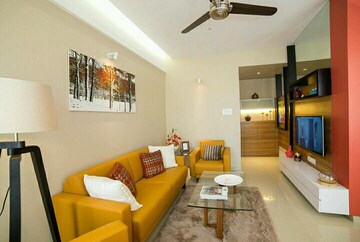 Living Room in 2 BHK Apartment at Nirman Altius, Kharadi – for Sale