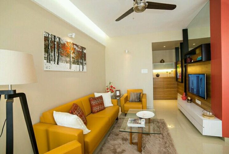 Living Room, nirman-altius 2 Bedroom 809 Sq.Ft. Apartment In Kharadi Pune 8754225